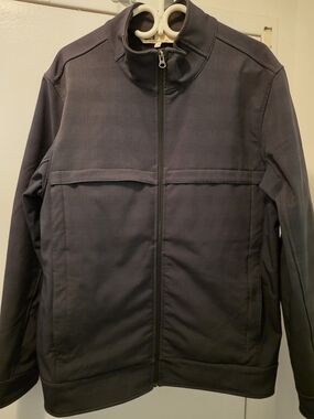 Men's Tilley Zip-Front Softshell Chsrcoal Jacket